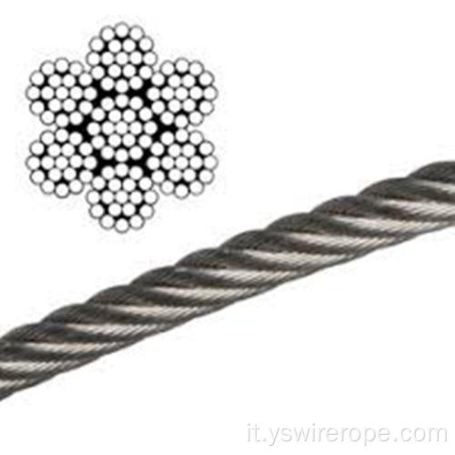 316 corda in filo in acciaio inossidabile 1x19 1,8 mm